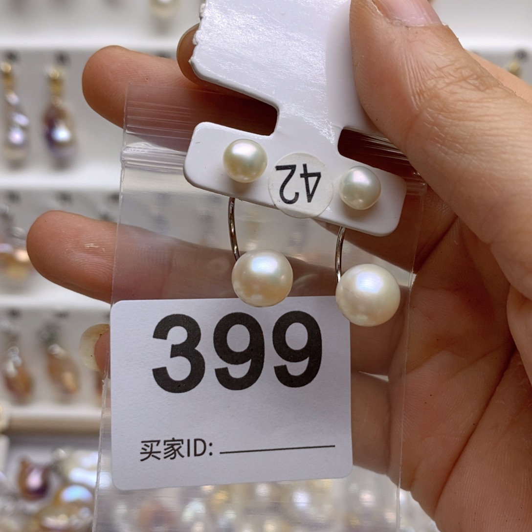 淡水珍珠颈饰银S925镶嵌399