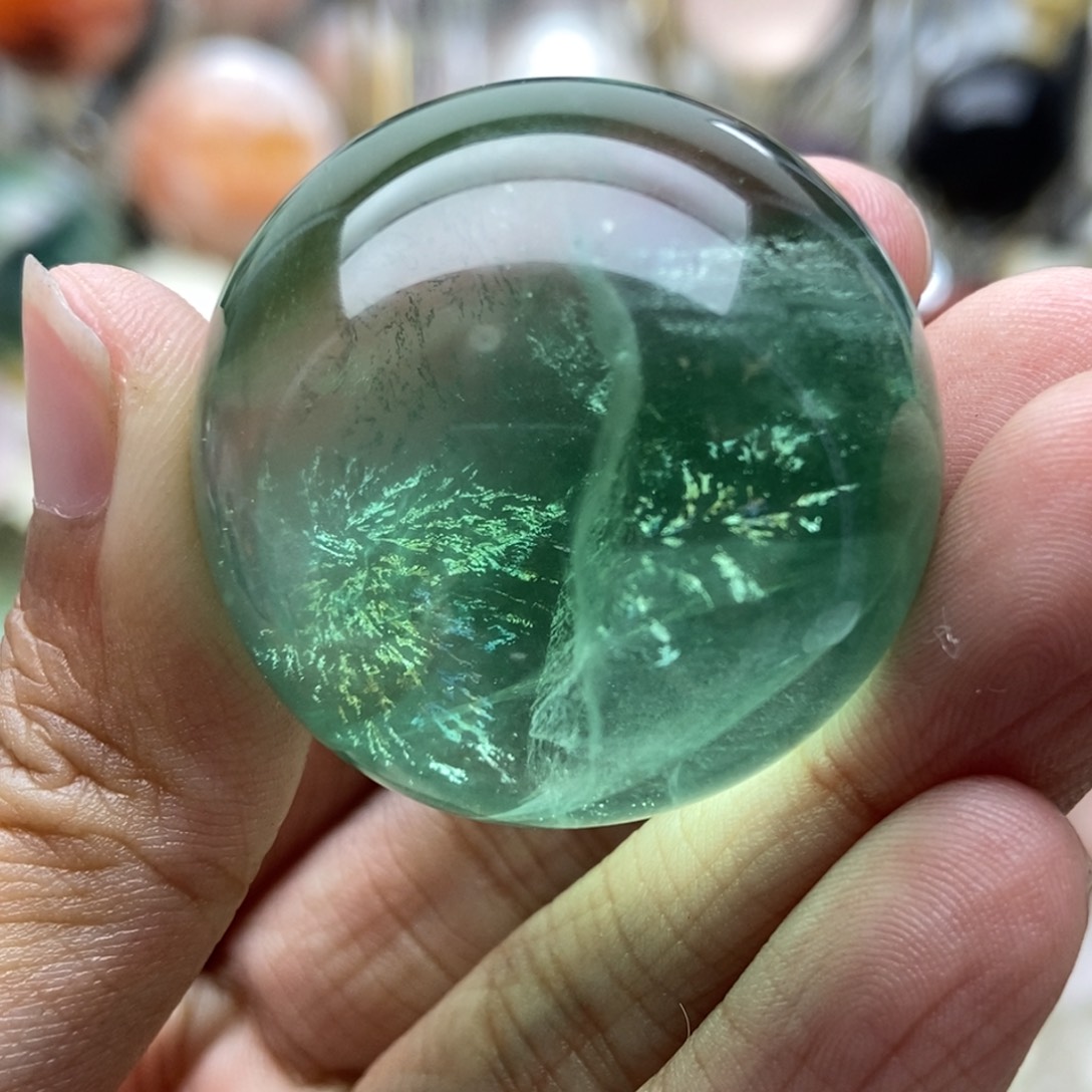 萤石摆件未镶嵌温感萤石
