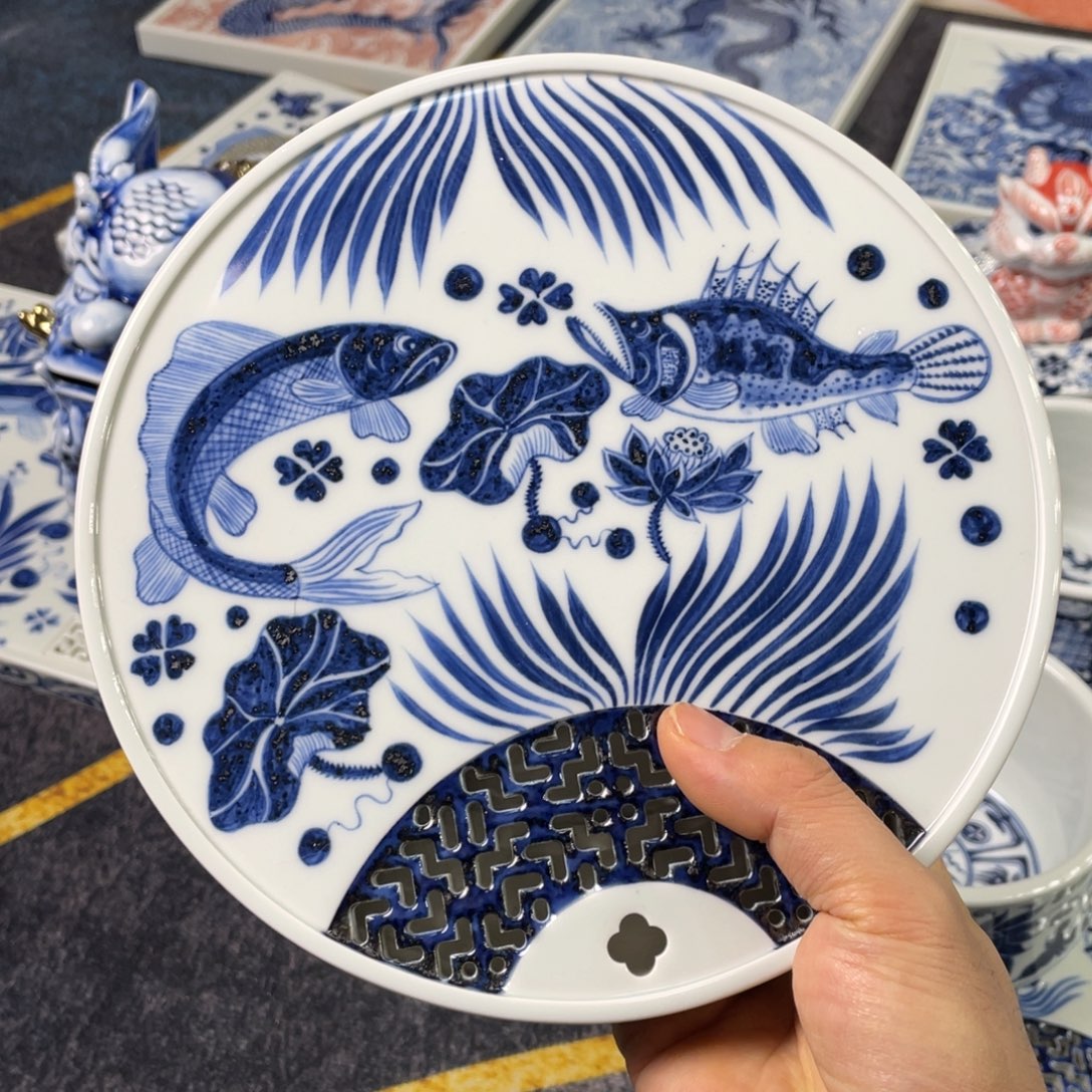 景德镇陶瓷手工手绘