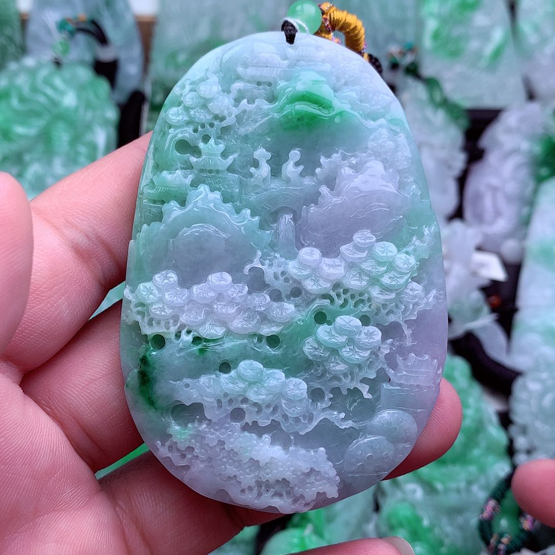 翡翠吊坠(不含链)未镶嵌