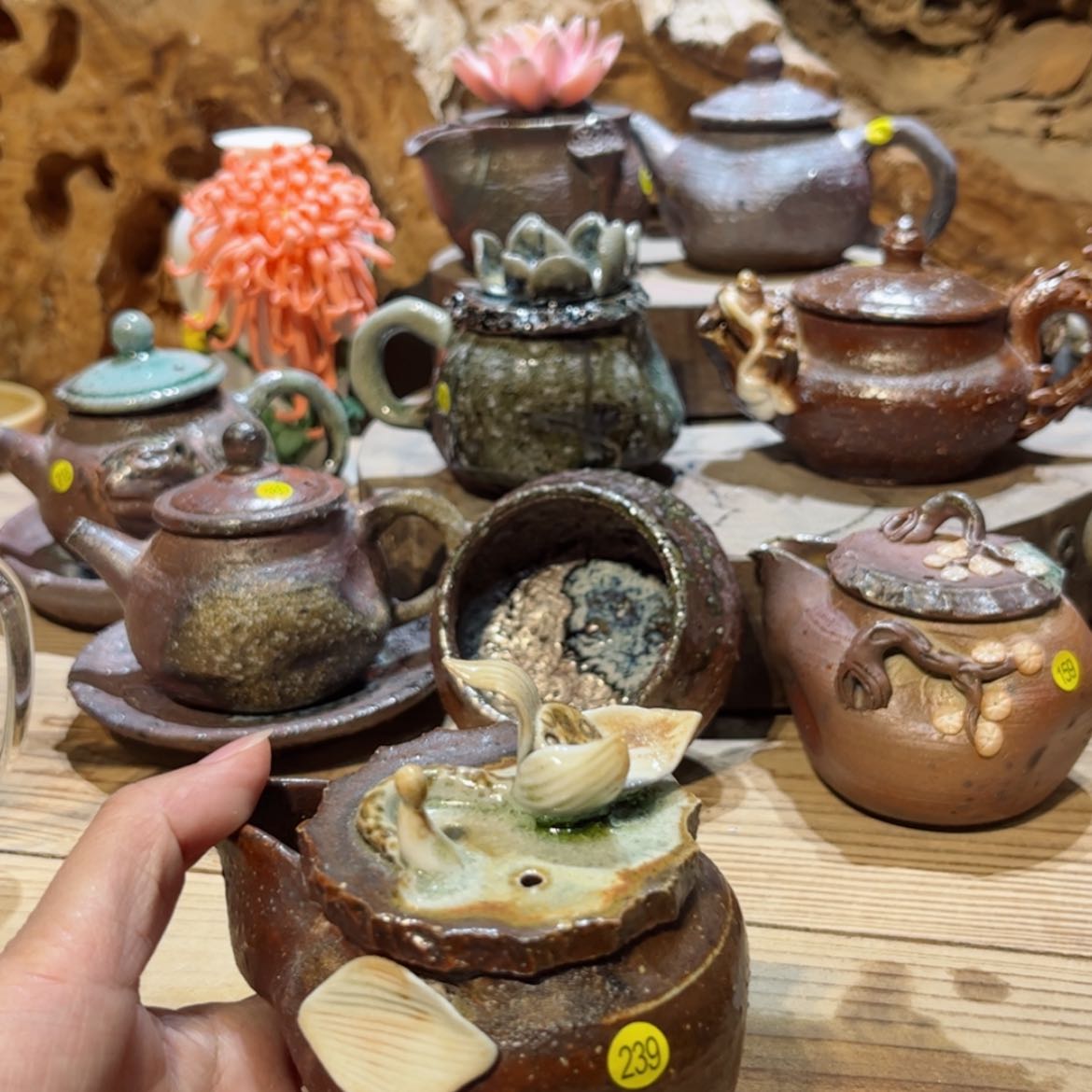 【闪购商品】柴烧茶具手工宝瓶239