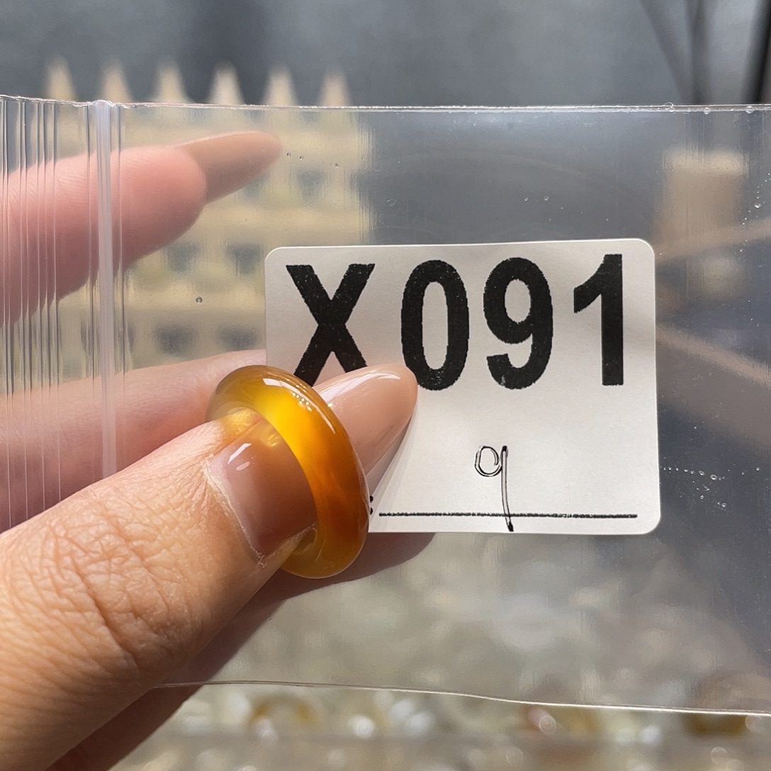 玛瑙/玉髓未镶嵌戒指091