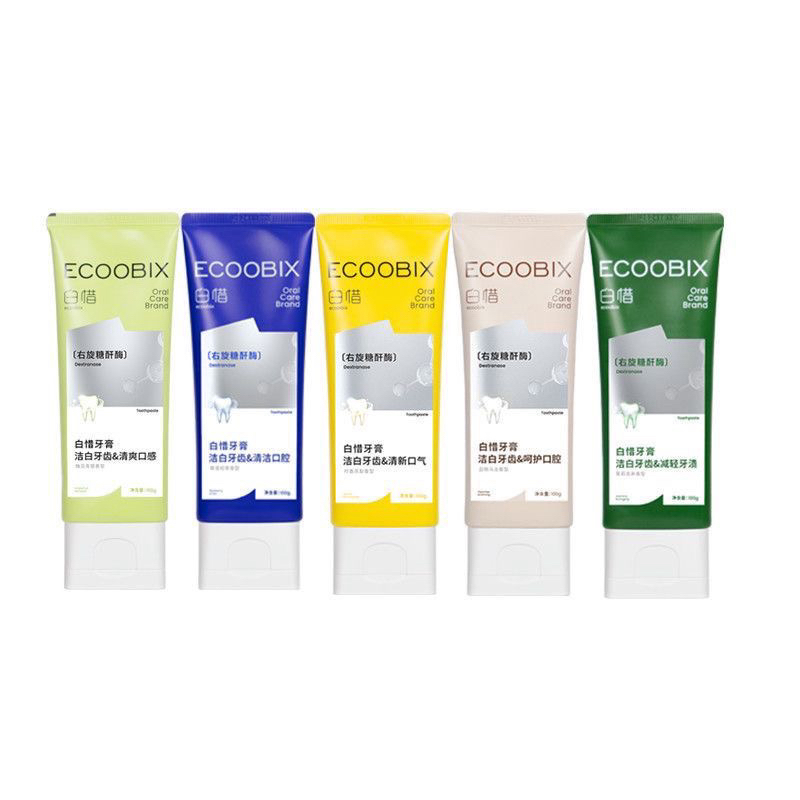 白惜牙膏五种香型可选