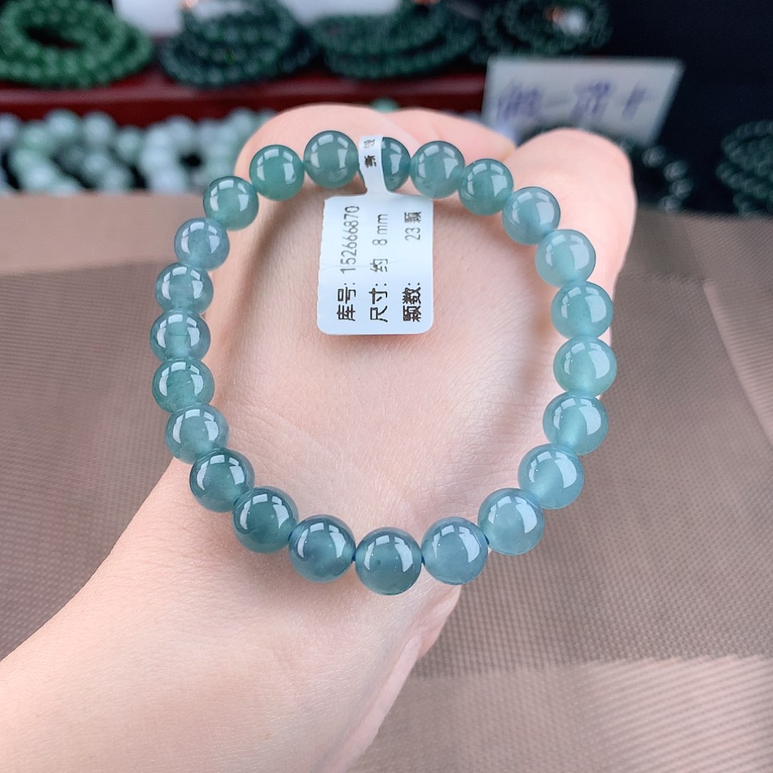 翡翠毛衣链未镶嵌