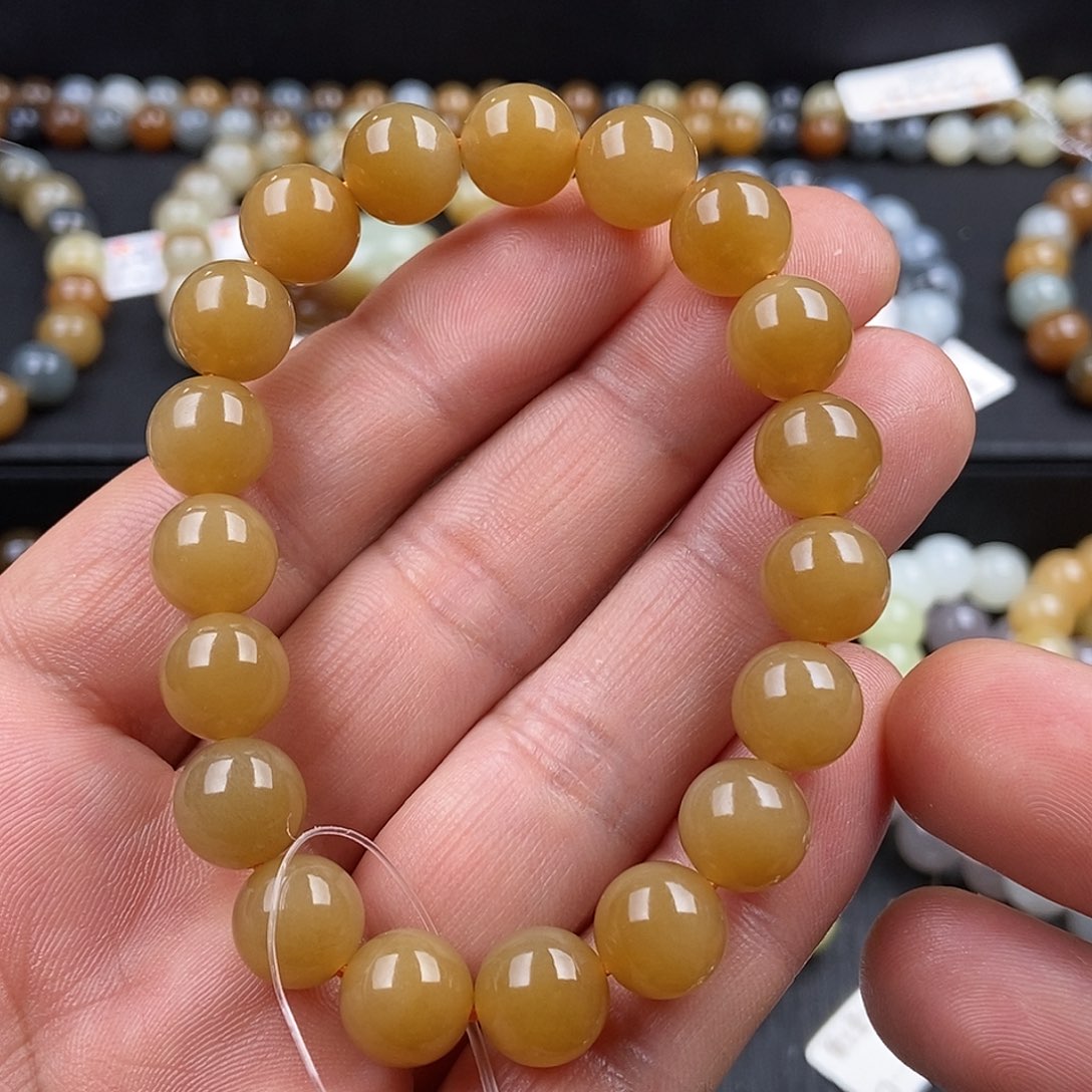 和田玉未镶嵌手链