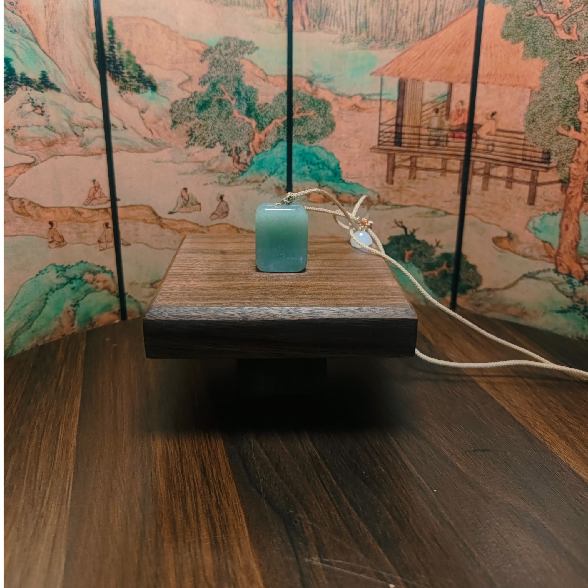 A和田玉无事牌吊坠2166