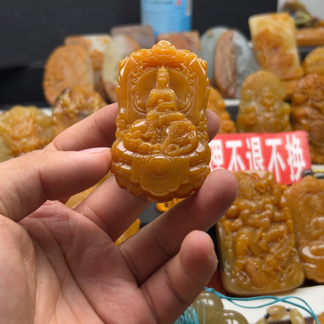 石英质玉（黄龙玉）未镶嵌多选一发货