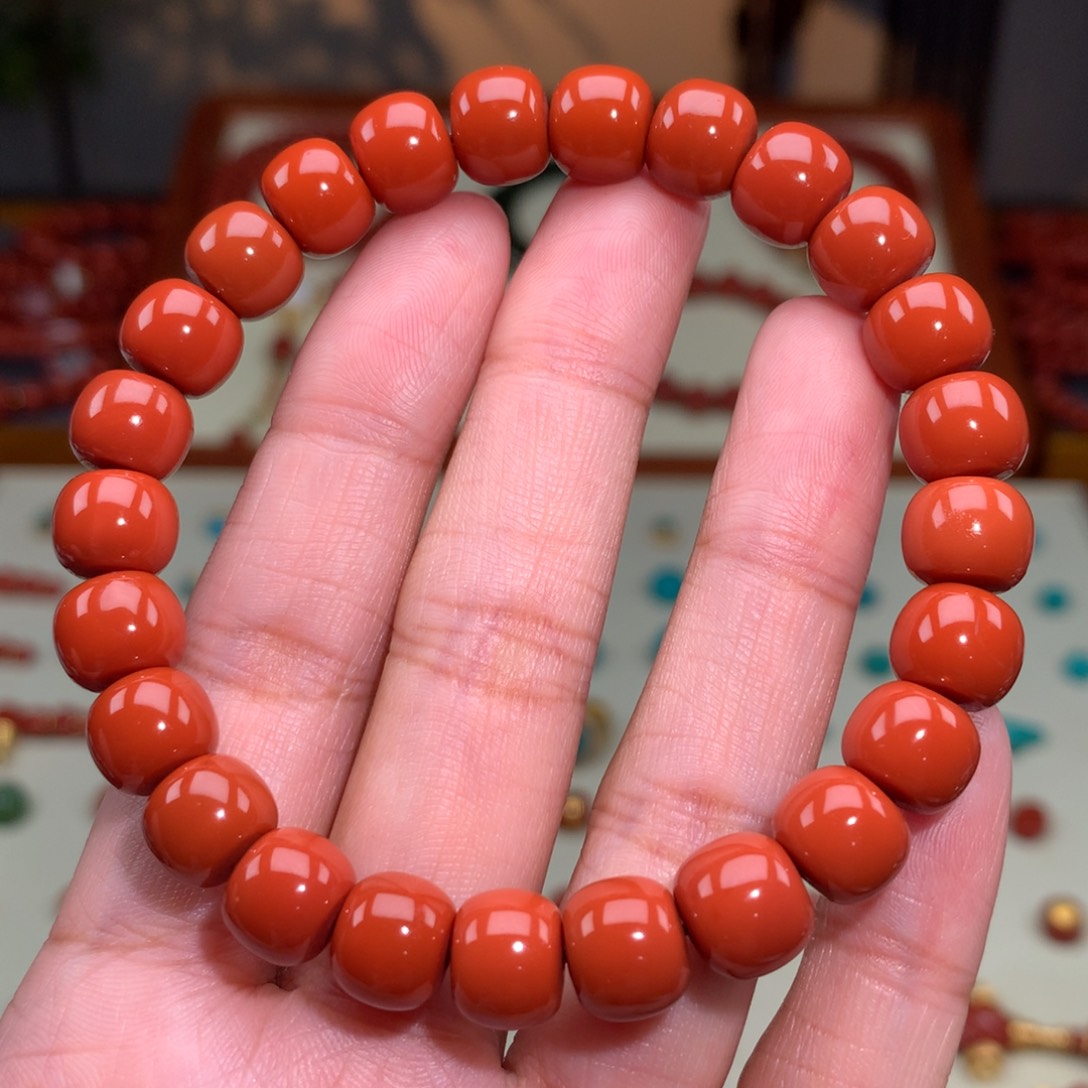 南红玛瑙颈饰未镶嵌