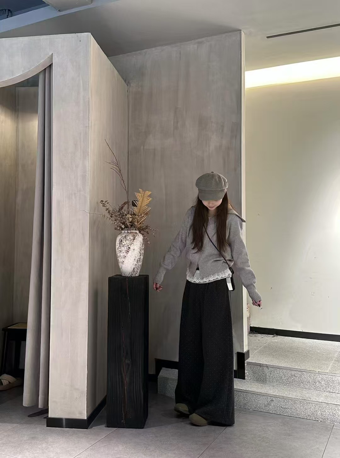 小妳XiaoNi———（冬款松紧波点裤1440027）