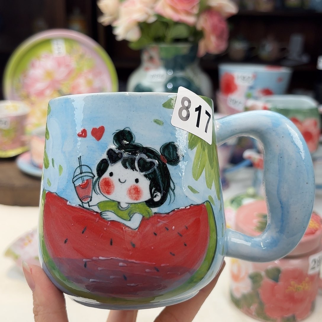 瓷片兔兔好可爱呀