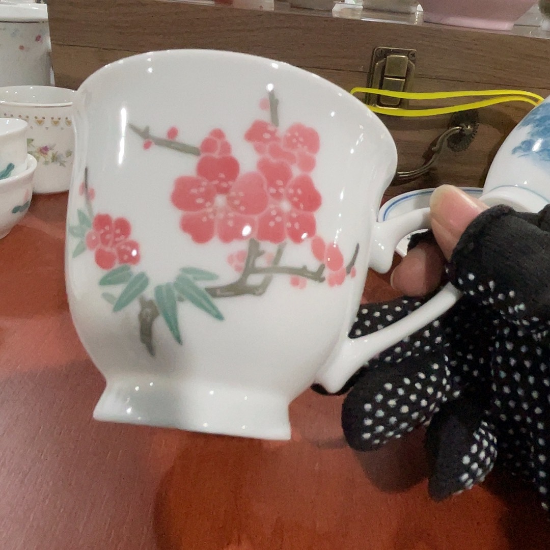 醴陵瓷直播供货基地手绘180毫升