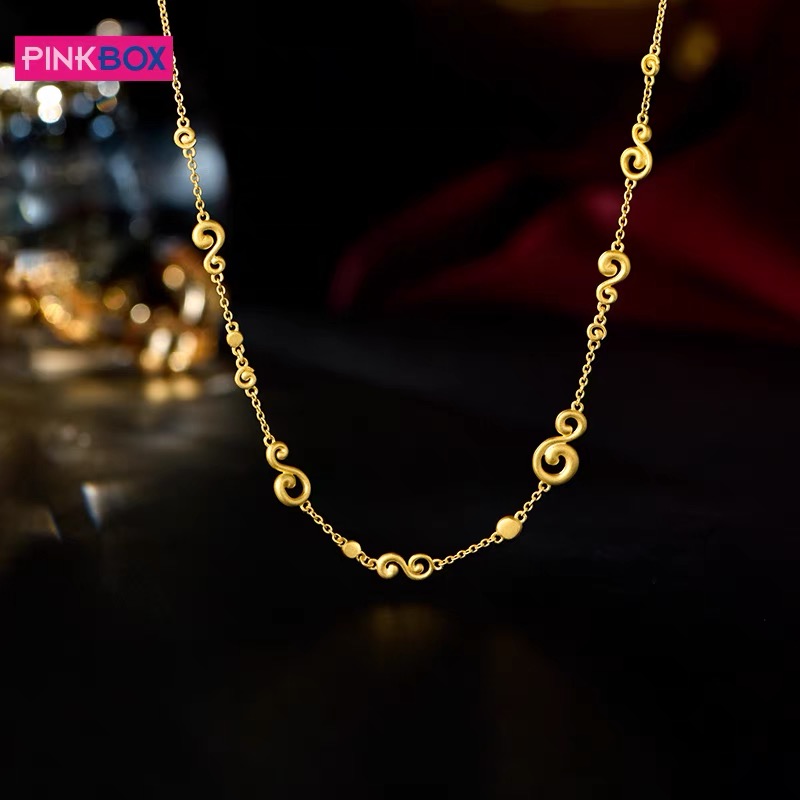 PINKBOX/娉饰珠宝手工原创锁骨链莫比乌斯