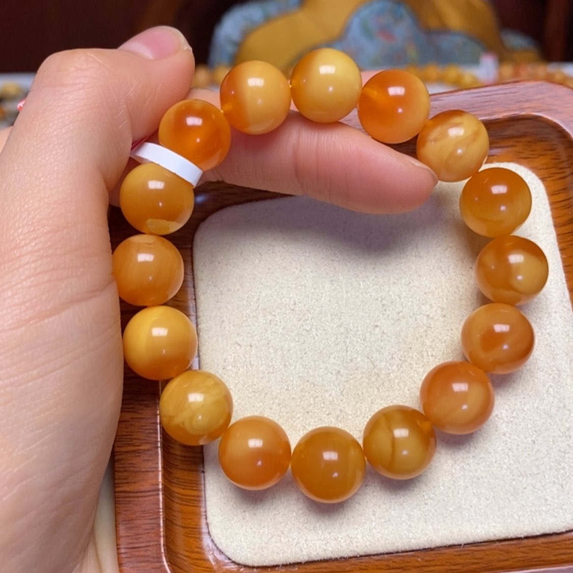 【闪购商品】蜜蜡手链未镶嵌手串