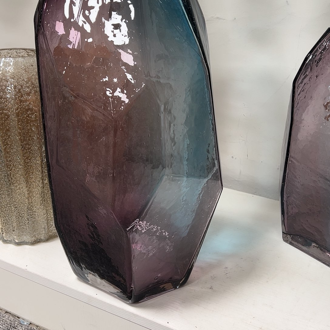 琉璃高43轻奢琉璃花器微瑕福利