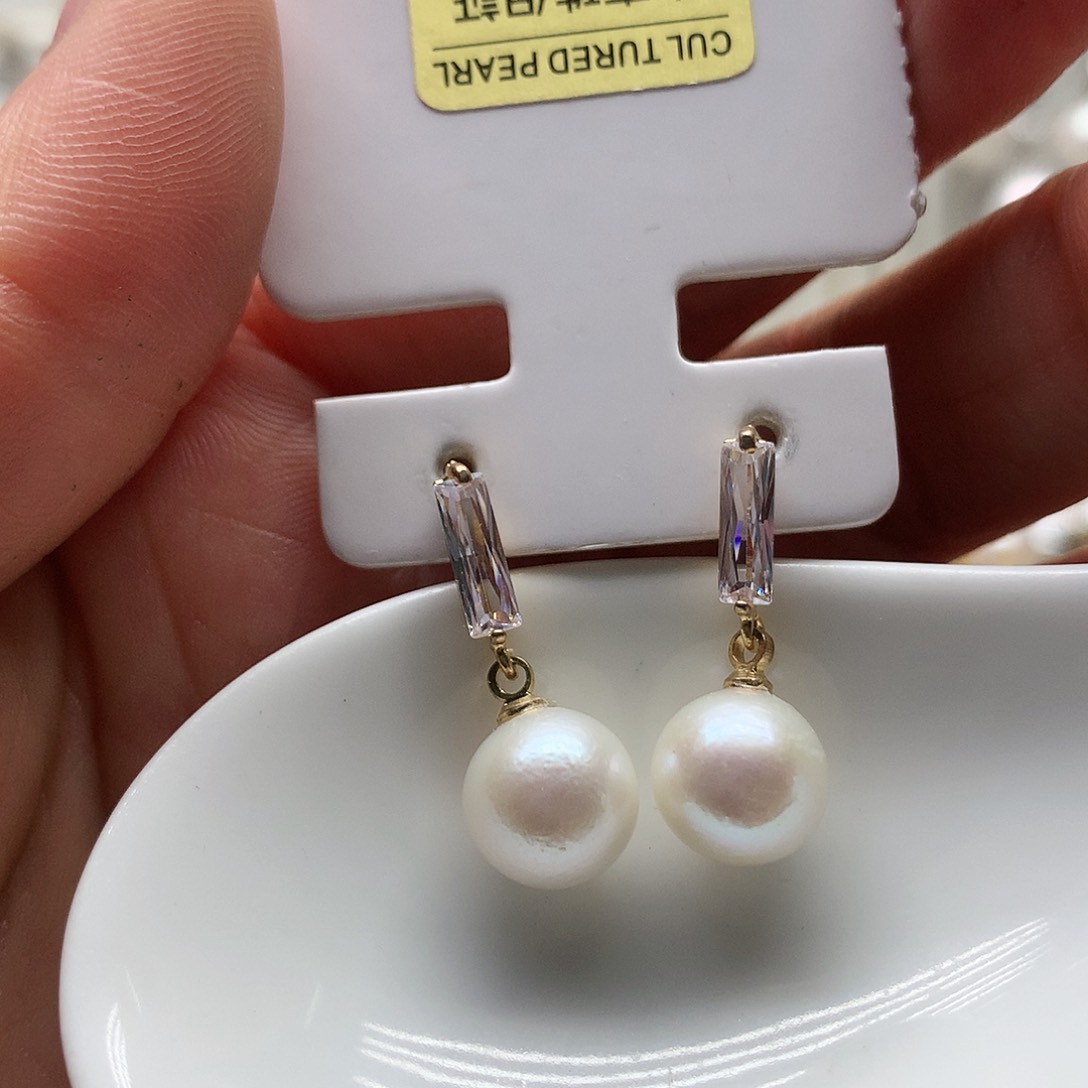 未镶嵌淡水珍珠耳饰