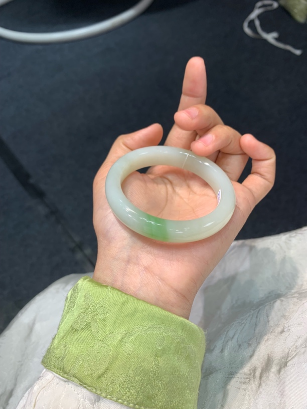 和田玉青海白底翠51