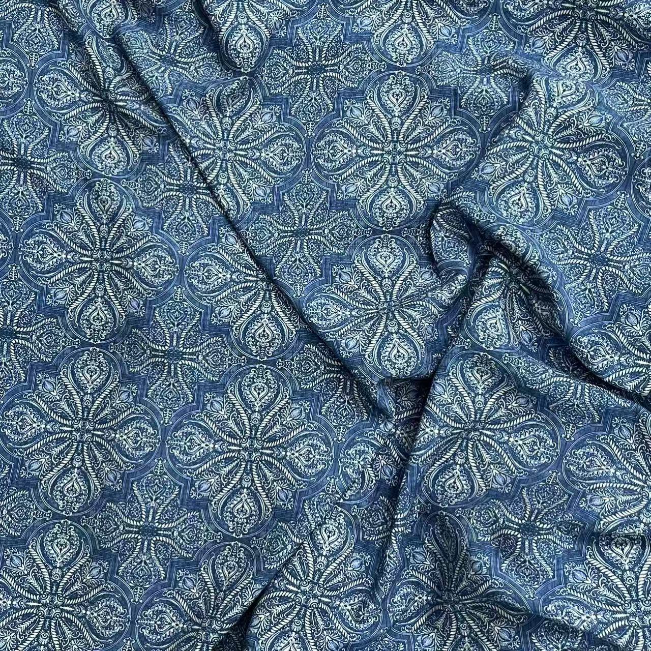 【绒兰】袋鼠国订单! 棉绸布料莱赛尔升级款 158号  花纹