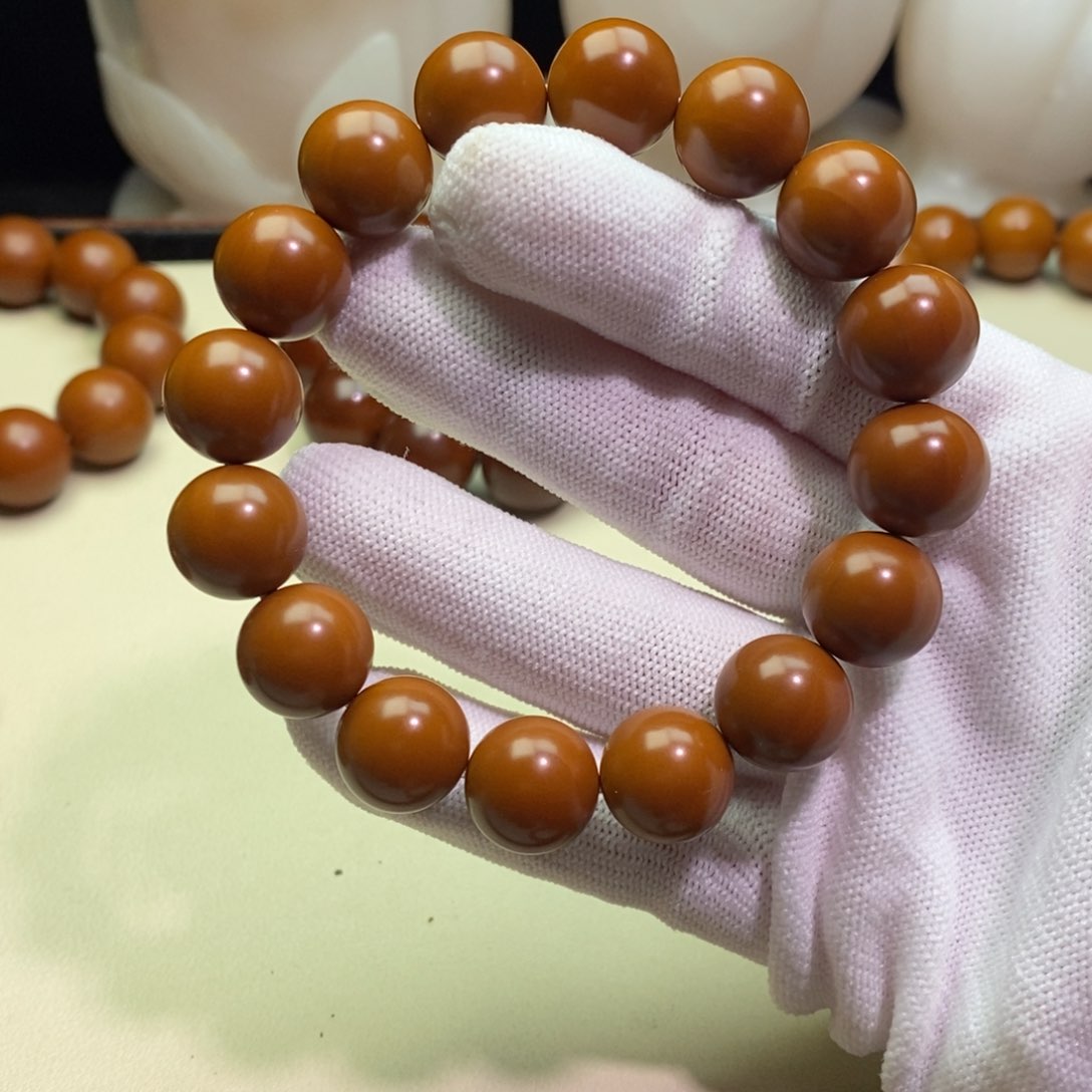 橄榄核手串/手链1.39广西铁核精品小孔精卡无补漏