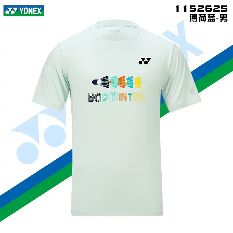 YONEX/尤尼克斯25新款YY羽毛球服男女速干夏团队训练服1152625