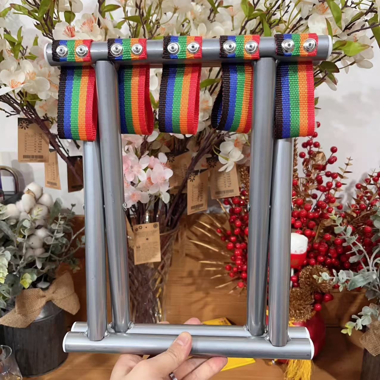 高端品质~彩虹折叠小马扎凳子