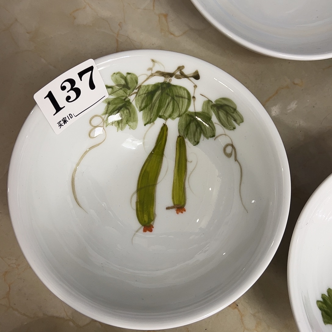 瓷片景德镇陶瓷手工手绘制作