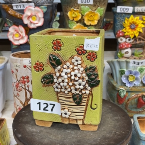 【闪购商品】红陶粗陶材质陶瓷多肉花盆