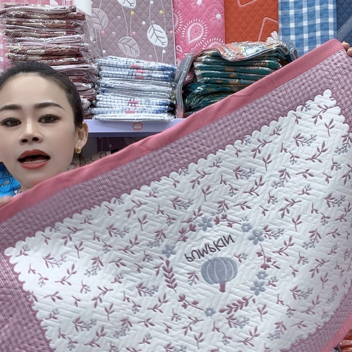 棉粉色小南瓜纯棉面料