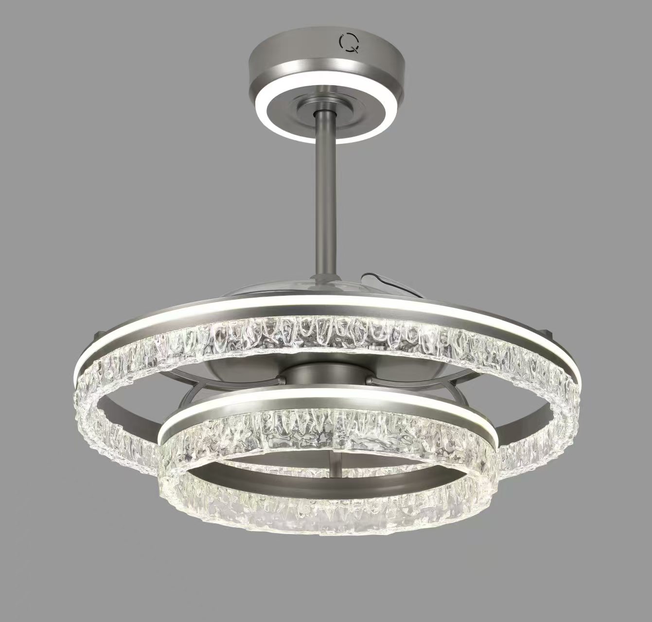 2025年新款隐形餐厅变频风扇灯客厅卧室吊扇灯家用一体电扇吊灯具