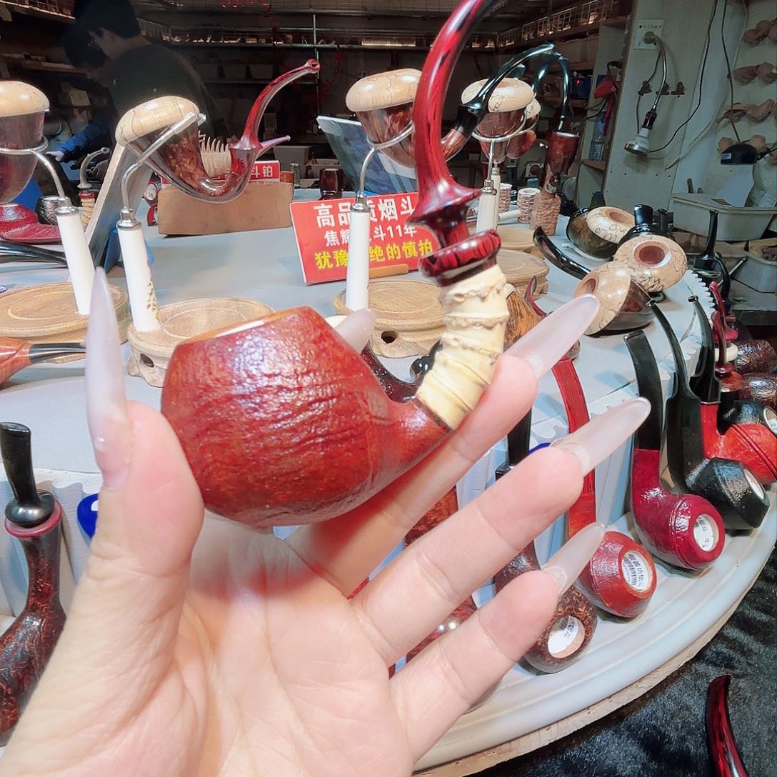 汤****焦耀烟斗一竹节苹果