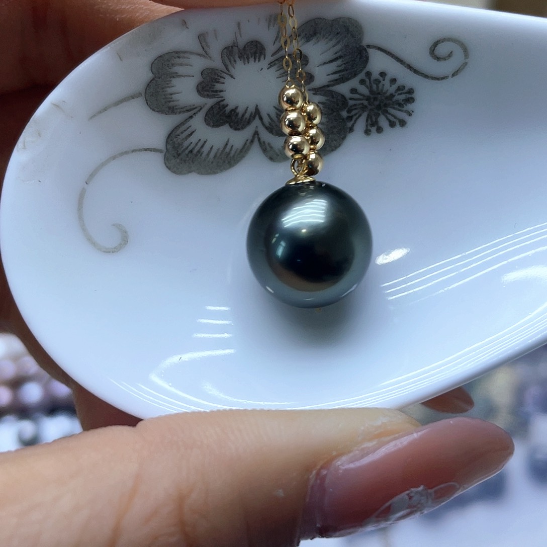 海水珍珠颈饰18K金镶嵌