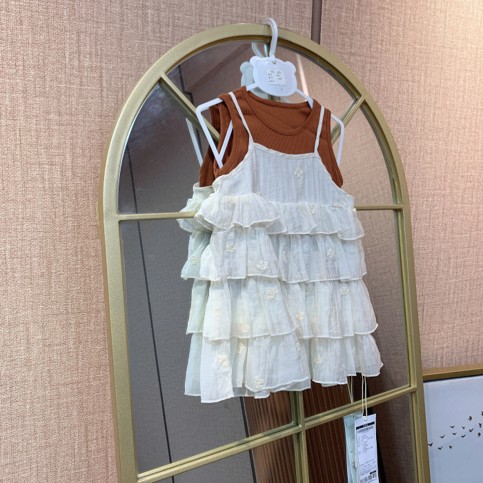 AE282      宝宝吊带连衣裙两件套  夏季