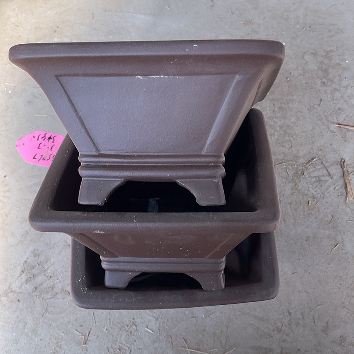 紫砂花盆100-3。20.5-12