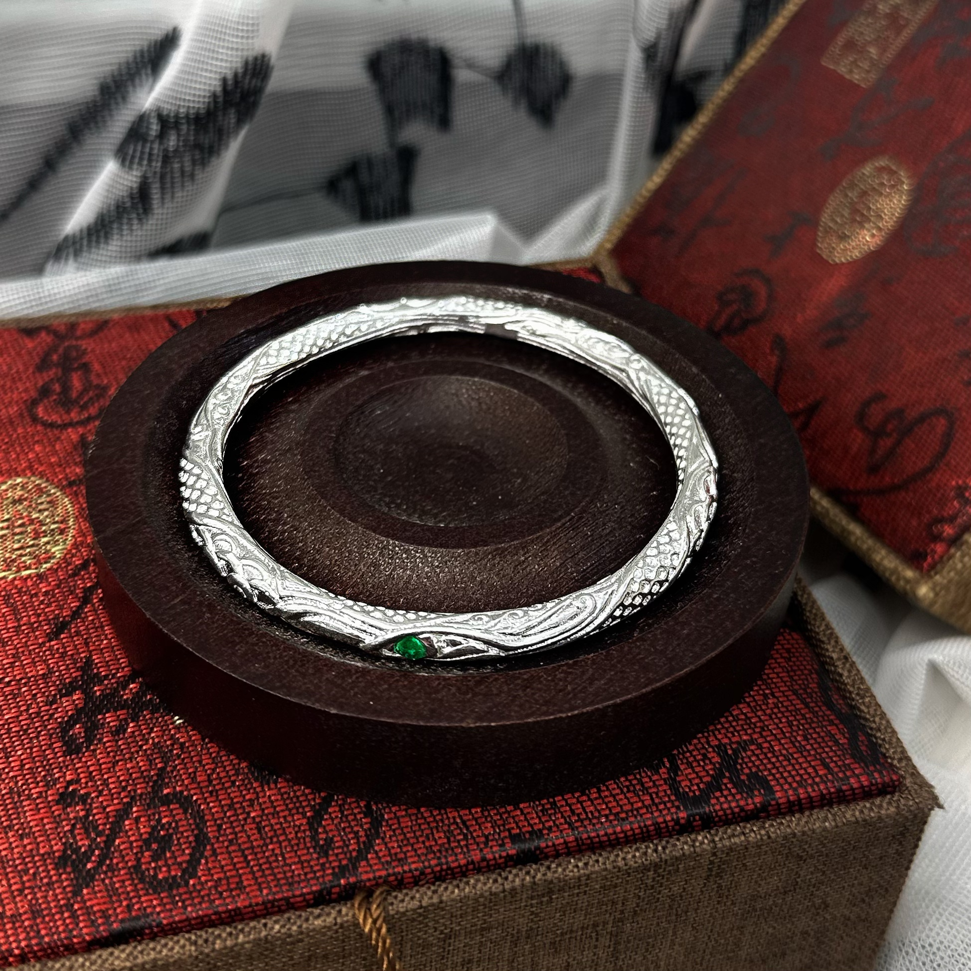 足银手镯 207 哪吒乾坤圈经典百搭手工时尚复古