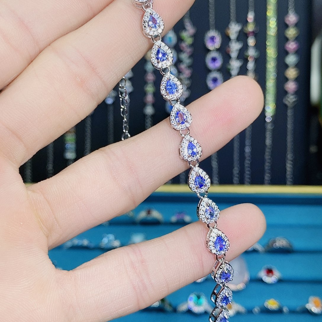 紫晶珠宝半成品银S925镶嵌