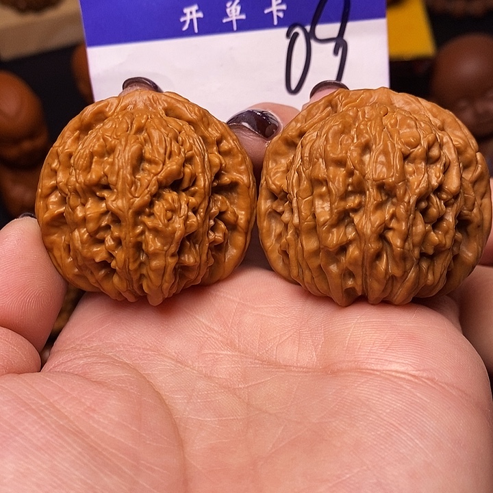 吊坠桃核文玩核桃四座楼42全品n