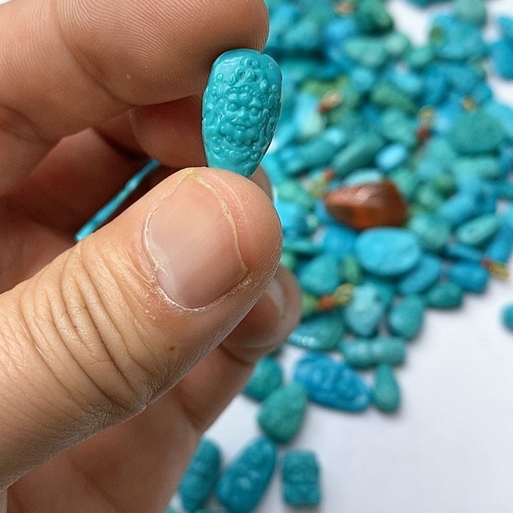 绿松石珠宝奇石未镶嵌