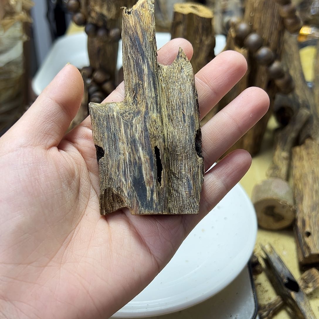 木绿奇楠虫漏17克