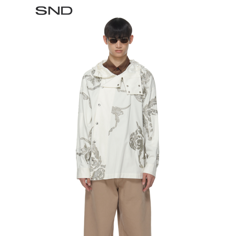 【DVN设计师品牌】SND SS25 不对称设计衬衫