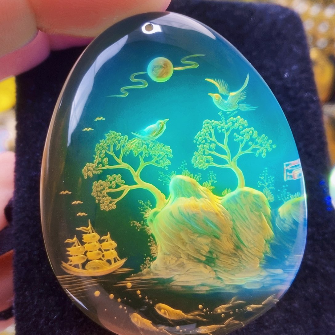 【闪购商品】未镶嵌吊坠(不含链)蓝珀