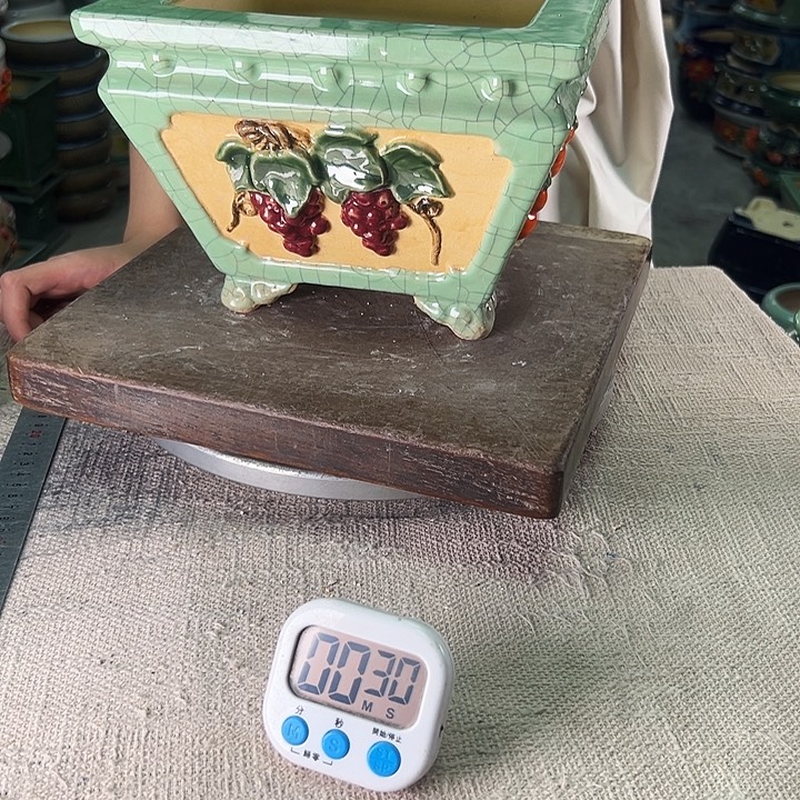 城***人泳坤堂石湾花盆陶瓷