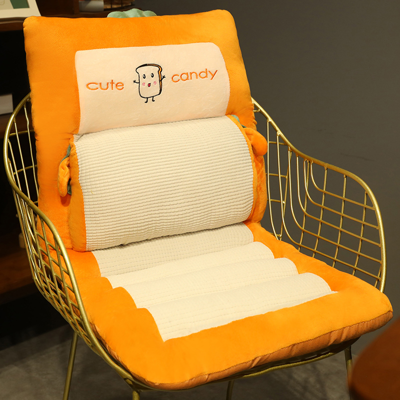 椅子坐垫护腰靠垫靠背一体座垫冬季办公室久坐屁垫学生宿舍椅子垫