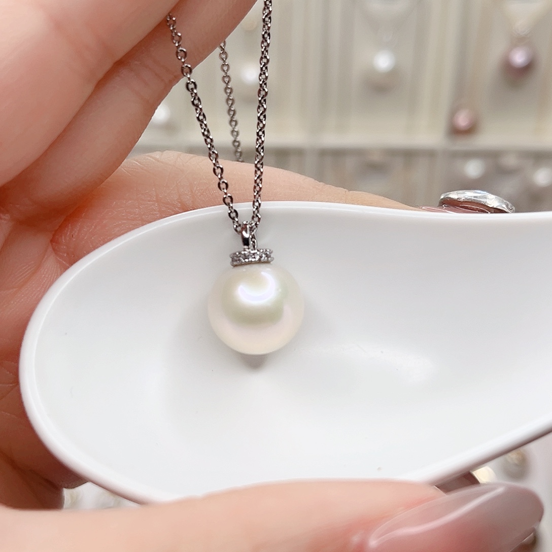 淡水珍珠吊坠(赠链)合金