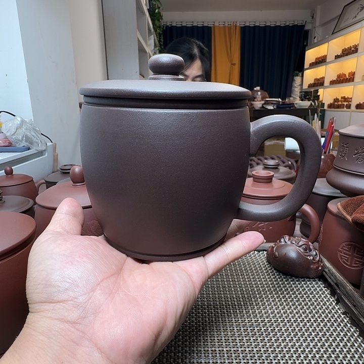 茶杯紫砂原矿紫砂