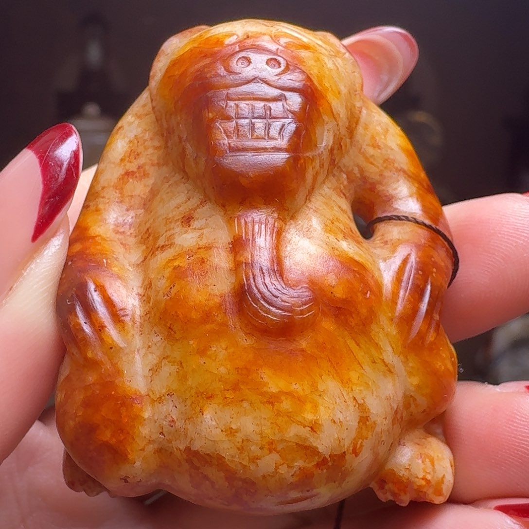 和田玉挂件未镶嵌睽*