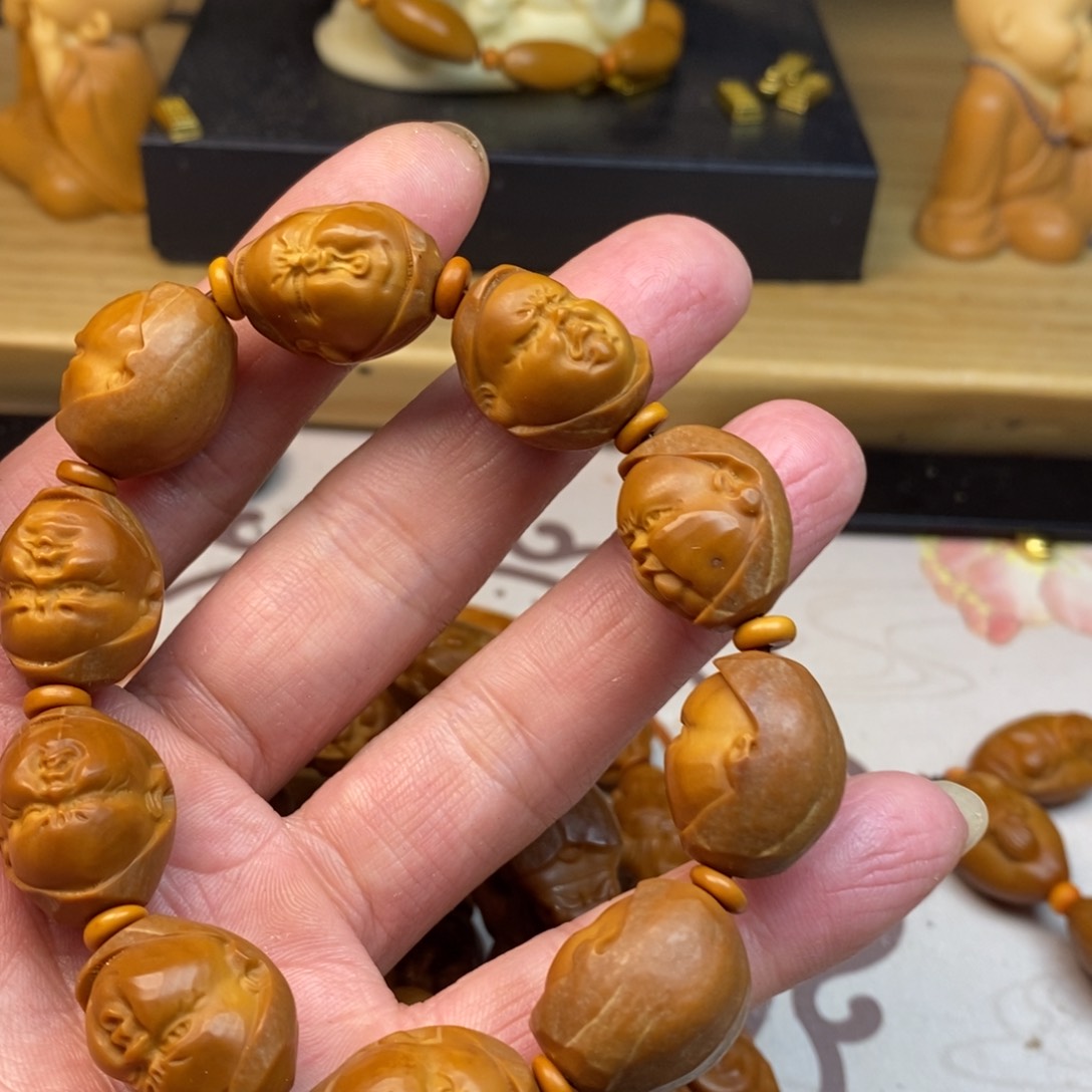 橄榄核手串/手链橄榄核雕桥