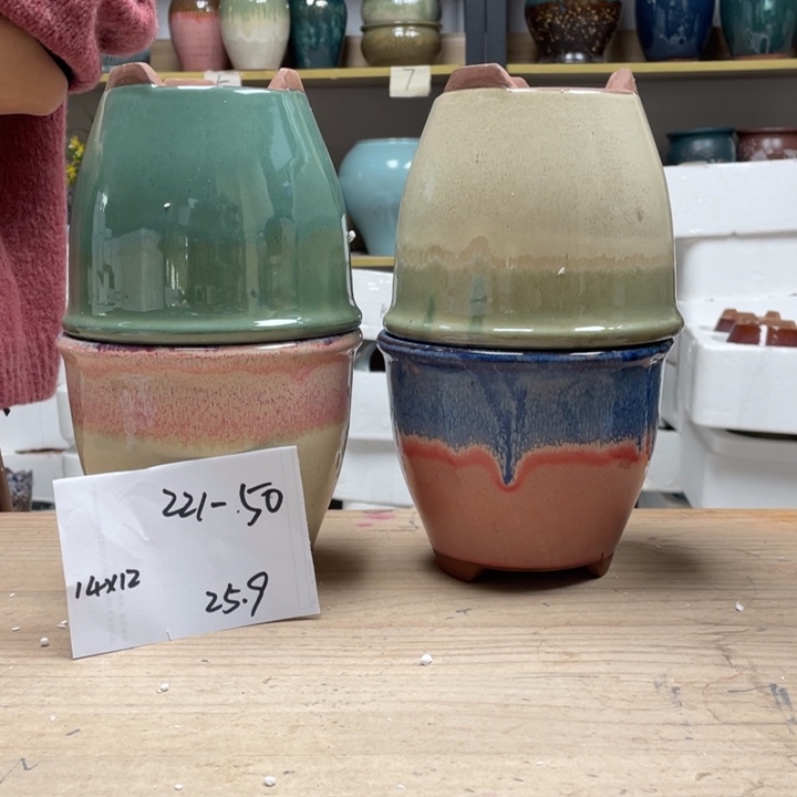 紫砂花盆多肉花盆微瑕50