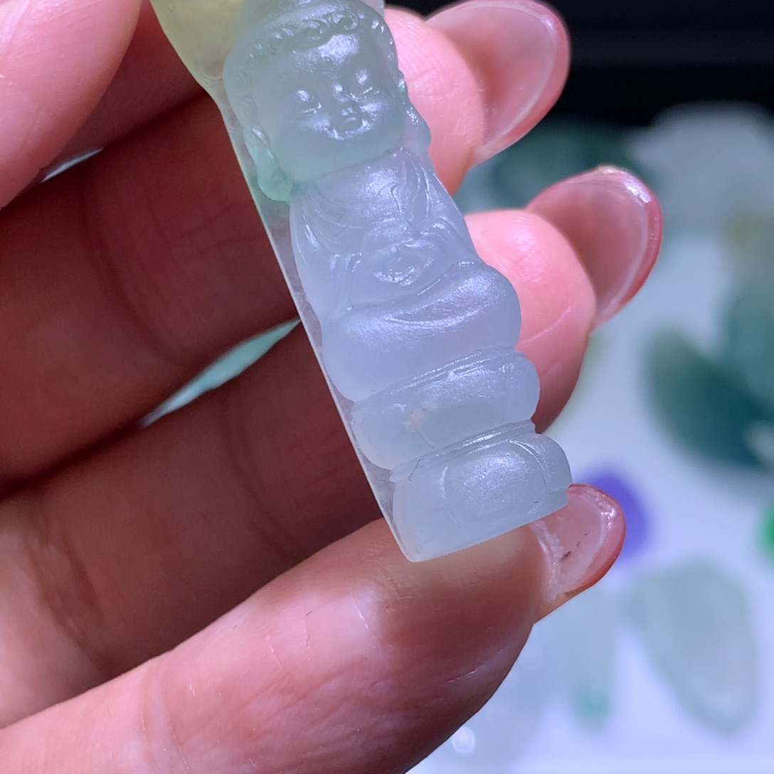 定制翡翠未镶嵌大****爱毛货
