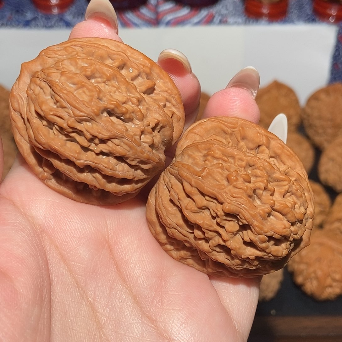 吊坠文玩核桃虎头40