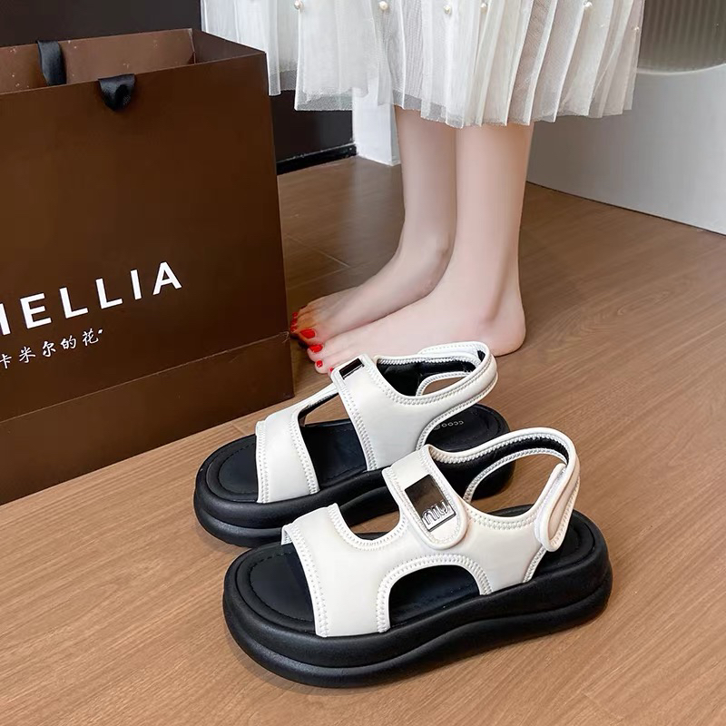 娜娜家559韩版厚底凉鞋百搭夏季