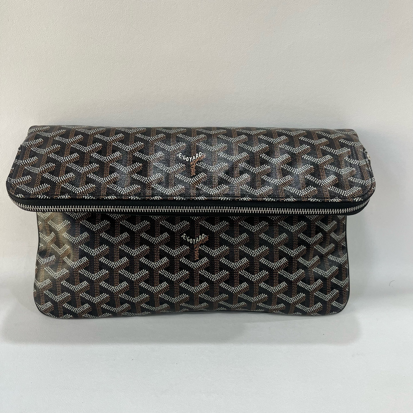 95新 Goyard 捐金沉珠/手拿包